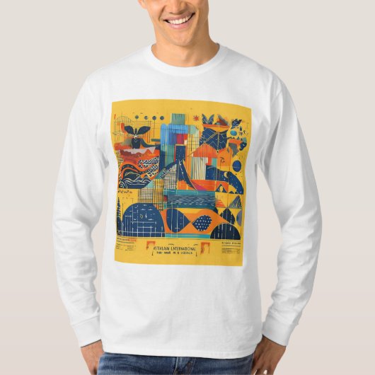 Unieke kunst t-shirt (Voorkant)