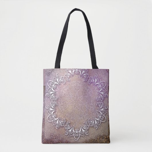 Unieke kunst tote bag (Voorkant)