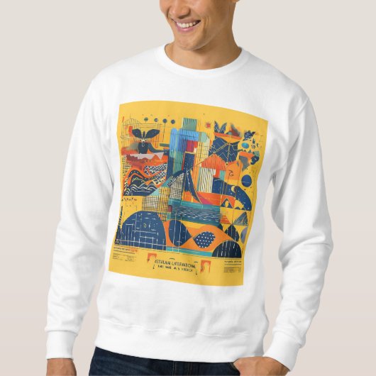 Unieke kunst trui (Voorkant)