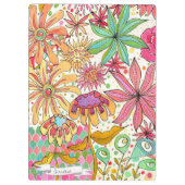 Unieke Kunstkunst die gepersonaliseerd klembord sc (Achterkant)