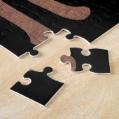 Unieke kunstpuzzel - 3 kattenknoppen #1 legpuzzel (Zijkant)