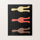 Unieke kunstpuzzel - 3 kattenknoppen #1 legpuzzel (Verticaal)