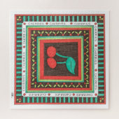 Unieke kunstpuzzel - Kersen Legpuzzel (Horizontaal)