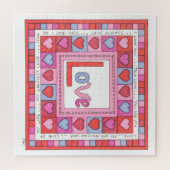 Unieke kunstpuzzel - Liefde Legpuzzel (Horizontaal)