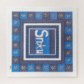 Unieke kunstpuzzel - sneeuw legpuzzel (Horizontaal)