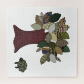 Unieke kunstpuzzel - Tweed Tree - Erin Brie Art Legpuzzel (Horizontaal)