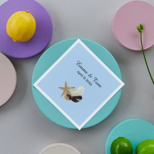 Unieke kuststrook van het bouquet-strand servet