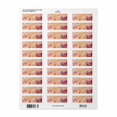 Unieke labels voor u met Abstract Design (Full Sheet)