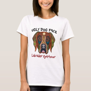 Unieke labrador Retriever lelijke hond T-shirt