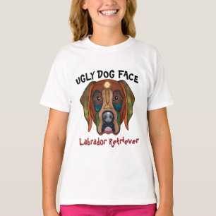 Unieke labrador Retriever lelijke hond T-shirt