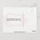 unieke lantaarn briefkaart (Achterkant)