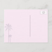 Unieke Las Vegas Strip Bruiloft Save the Date Aankondigingskaart (Achterkant)