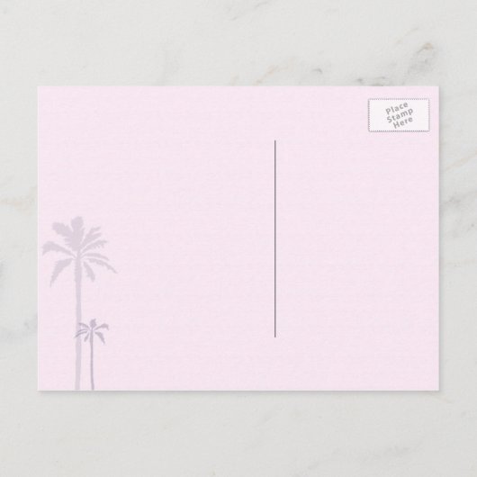 Unieke Las Vegas Strip Bruiloft Save the Date Aankondigingskaart (Achterkant)