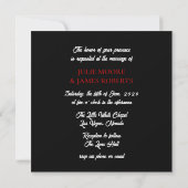 Unieke Las Vegas Wedding of Party Invitation Kaart (Achterkant)