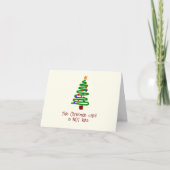 Unieke late Kaart Retro Hand-Illustrated met Kerst (Voorkant)