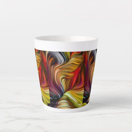 Unieke Latte Mok Design |  koffie Mok (Voorkant)