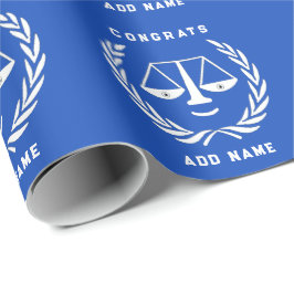 Unieke Law School Afstudeerder Gift Cadeaupapier