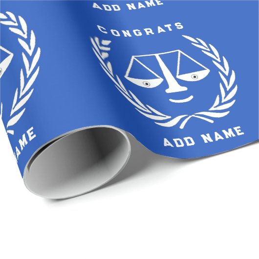 Unieke Law School Afstudeerder Gift Cadeaupapier (Rol Hoek)