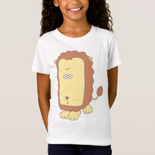 Unieke leeuw met een groot gezicht. t-shirt