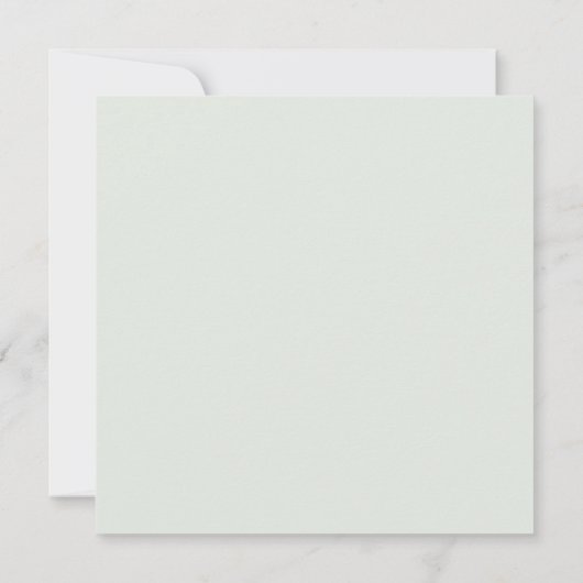 Unieke lege bruiloft personaliseren bedankkaart (Achterkant)