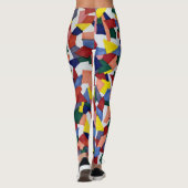 Unieke leggings, artistiek ontworpen, alles-over p leggings (Achterkant)