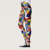 Unieke leggings, artistiek ontworpen, alles-over p leggings (Links)
