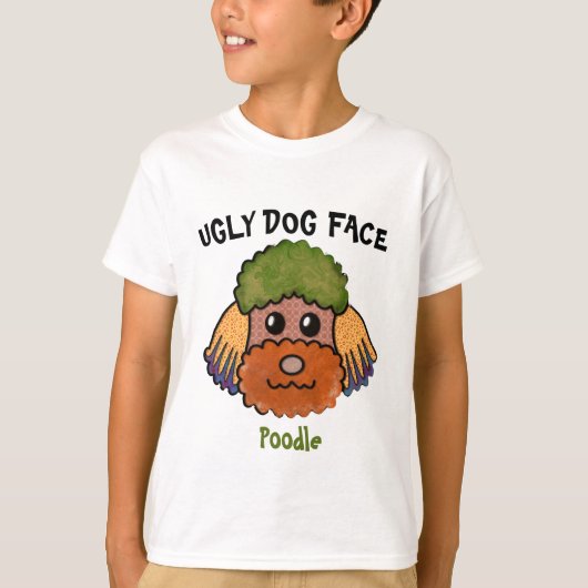Unieke lelijke hond T-shirt (Voorkant)