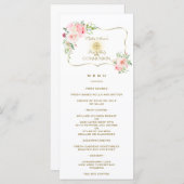 Unieke lentesdoornhaai, de Heilige Heilige Communi Menu (Voorkant / Achterkant)