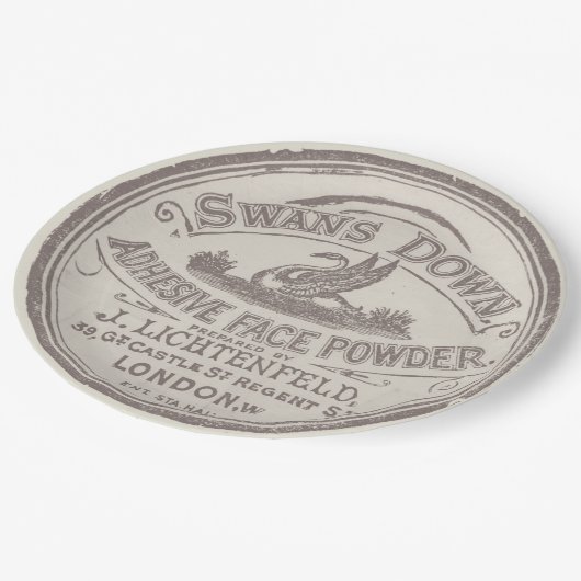 Unieke lettertekens met zwoerd papieren bordje (Gekanteld)