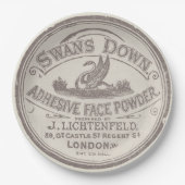 Unieke lettertekens met zwoerd papieren bordje (Voorkant)