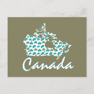 Unieke leuke Canadese Maple Canada-postkaart Briefkaart