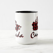Unieke leuke Canadese rode Maple Canada koffie-mok Mok (Midden)