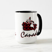 Unieke leuke Canadese rode Maple Canada koffie-mok Mok (Voorkant rechts)