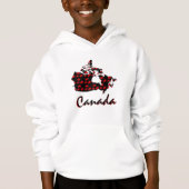 Unieke leuke Canadese rode Maple Canada shirt (Voorkant)