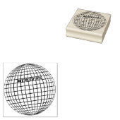 Unieke leuke discobal Maandelijkse dagelijkse gewo Rubberstempel (Gestempeld)