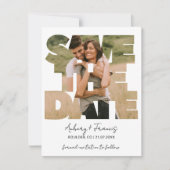 Unieke Leuke Foto Sla de Uitnodiging van de Dateri (Voorkant)