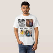 Unieke Leuke Moderne Verjaardag Beste Bro T-shirt (Voorkant volledig)