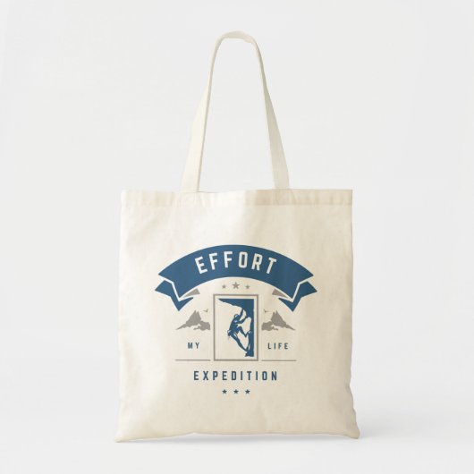 Unieke lichtblauwe Canvas tassen (Voorkant)