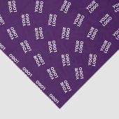 Unieke Logo of een geüpload Afbeelding | Paars Tissuepapier (Detail)