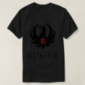 unieke Logo Premium T-shirt met ruger (Design voorkant)