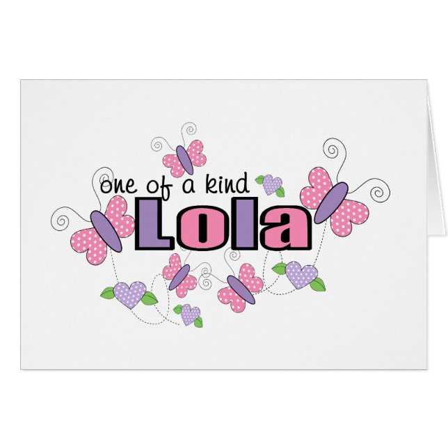 Unieke Lola (Voorkant Horizontaal)
