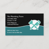 Unieke loodgieter service Visitekaartjes (Voorkant)
