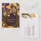 Unieke Love Trees Professional Visitekaartje (Voorkant / Achterkant)