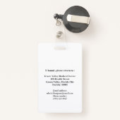 Unieke LPN Verpleegster Badge (Achterkant met intrekbare)