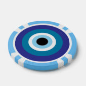 Unieke Lucky Blue Evil Eye Poker Chips (Enkel)