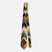 Unieke luxe gouden print stropdas (Voorkant)