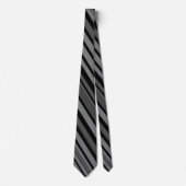 Unieke luxe grijze print Stropdas (Voorkant)
