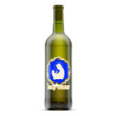 Unieke Maagd Maria en Jezus Heilig Water Sticker