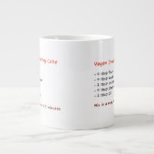 Unieke magnetron Mok (Chocolate Cake Recepten) (Voorkant)