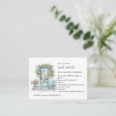 unieke makelaar in onroerend goed visitekaartje (Staand voorkant)